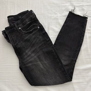 Lucky Brand Women's Distressed Black Jeans